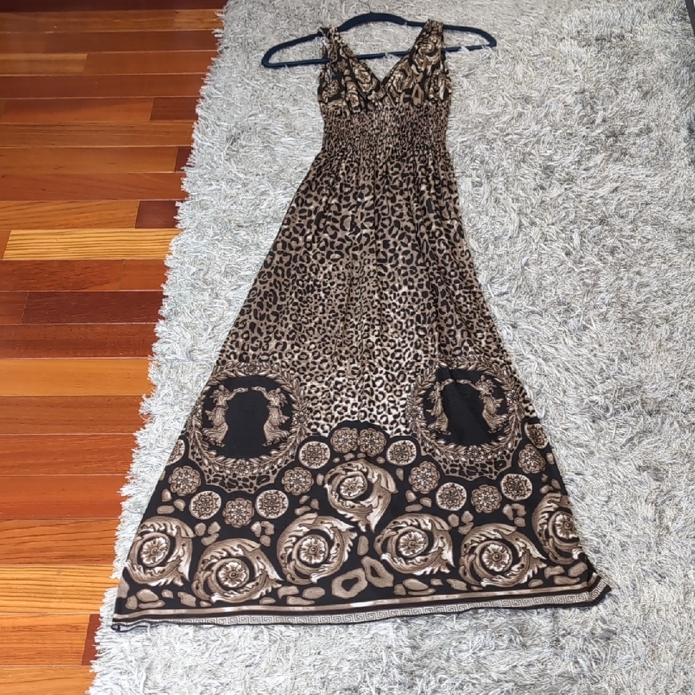 Leopard Print Maxi Dress